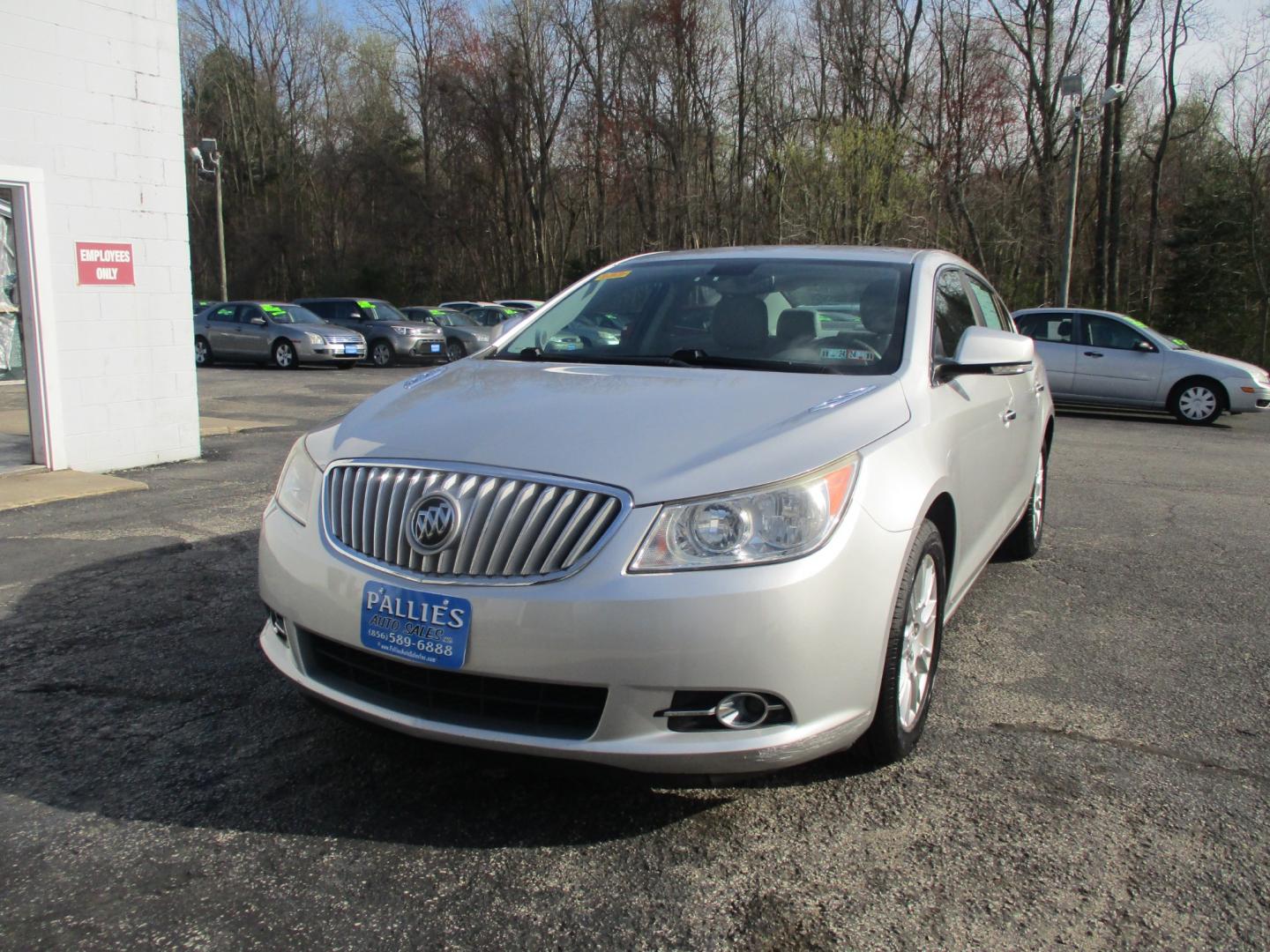 2012 SILVER Buick LaCrosse Premium Package 1, w/Leather (1G4GD5ER2CF) with an 2.4L L4 DOHC 16V engine, 6-Speed Automatic transmission, located at 540a Delsea Drive, Sewell, NJ, 08080, (856) 589-6888, 39.752560, -75.111206 - Photo#0